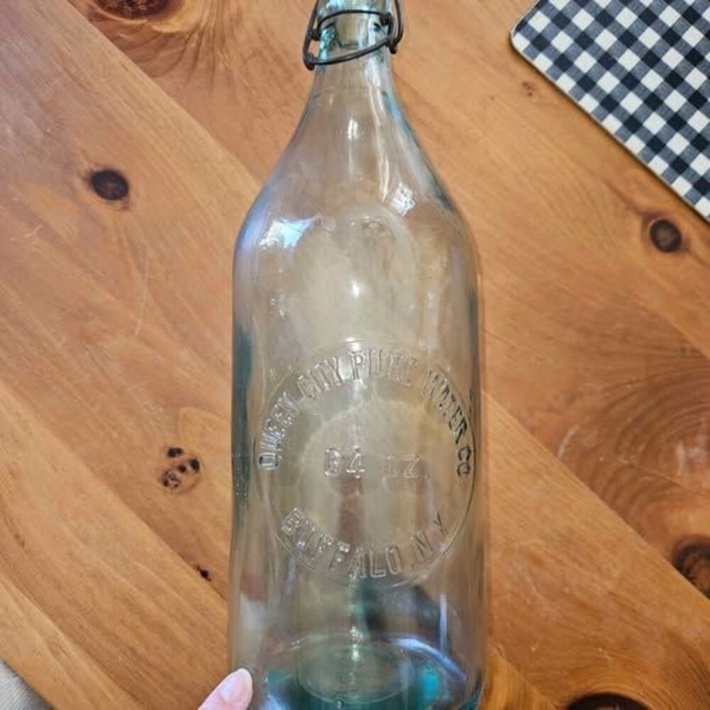 Queen City Pure Water Vintage 64 ounce Bottle